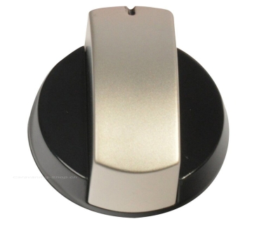 Bedienknopf, silber für Dometic-Kombination MO 9722