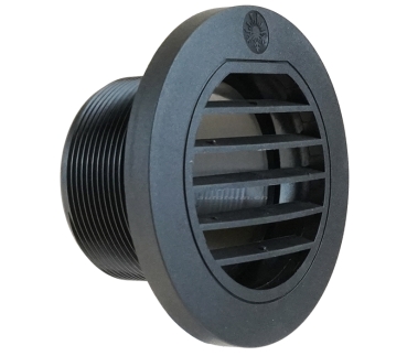 Preview: Ausströmer Gitter 30° Ø 60mm, inkl. Flansch