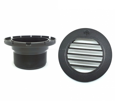 Preview: Ausströmer Gitter 30° Ø 60mm, inkl. Flansch