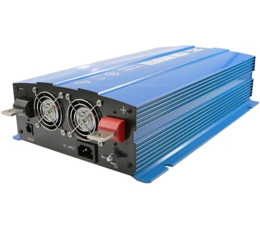 Preview: Sinus-Wechselrichter 2000 W mit Netz-Vorrangschaltung,  FI-Schutzschalter und Display