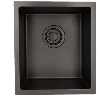 Preview: Queensize Camper Waschbecken S "Dark Edition" 340x220x120 mm