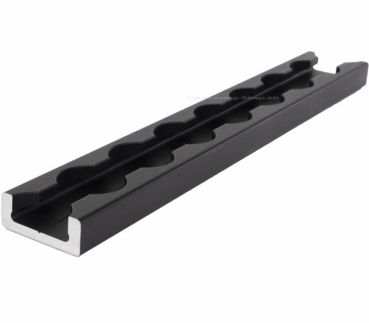 Zurrschiene extra schmal, Schwarz