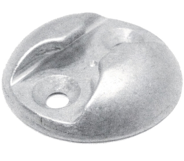 Alu-Zurrplatte für Fitting, Schwarz