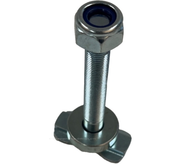 Heavy-Duty-Schraub-Fitting mit Mutter M10