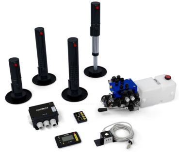 Hydraulische Hubstützen Carbest – automatisches 12V-Nivelliersystem