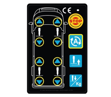 Preview: Hydraulische Hubstützen Carbest – automatisches 12V-Nivelliersystem