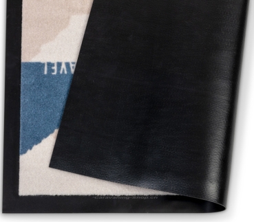 Preview: SPIRIT HOLIDAY TRAVEL - Fussmatte/Wohnraumteppich, 60 x 40 cm
