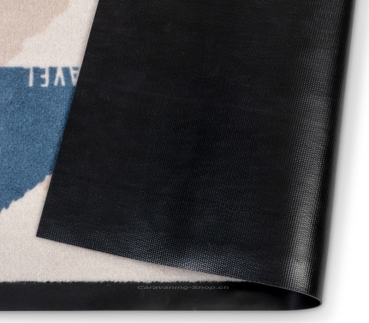 Preview: SPIRIT HOLIDAY TRAVEL - Fussmatte/Wohnraumteppich, 113 x 113 cm