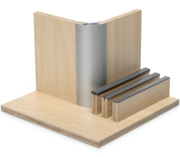 Pappelsperrholz HPL-Schichtstoff, Ahorn matt
