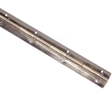 Klavierband, Stangenscharnier für 16mm Platten, nirosta, 1,75m lang