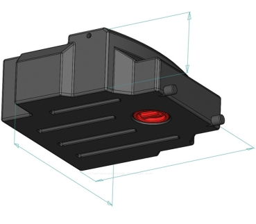 Preview: Abwassertank Ford Transit ab 2015-, 90 Liter