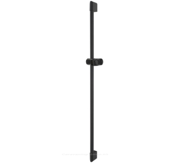 Duschstange mit Brausehalter, schwarz matt