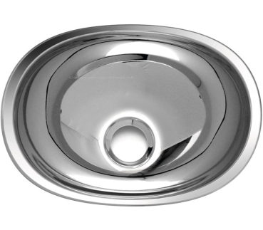 Waschbecken oval, 432 x 305 mm