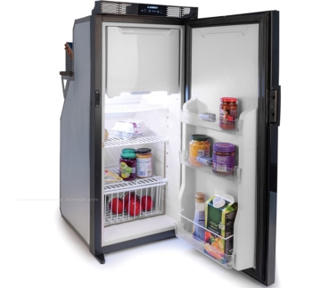 Carbest Kompressor-Kühlschrank V90L, 87 Liter, schwarz matt
