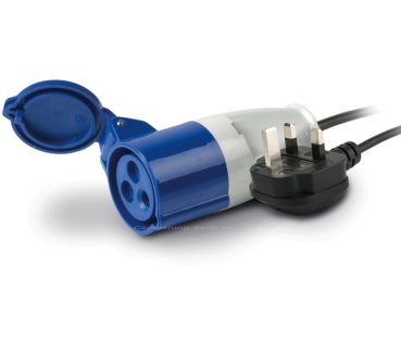 CEE-Adapterkabel GB, 0,4m lang, H07RN-F 3x2,5mm²