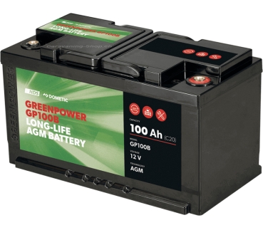 NDS GreenPower AGM-Batterie GP100B, 100Ah C20