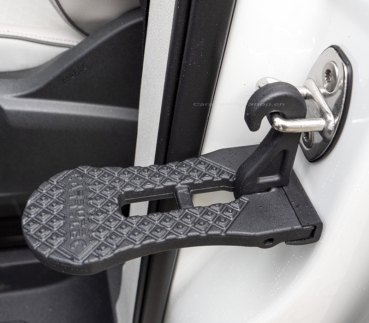 Autotür-Trittstufe mit Klapphaken