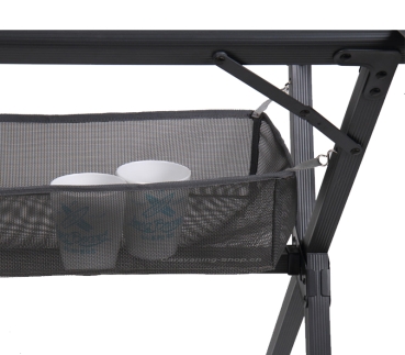 Preview: Bambus-Rolltisch MENDOZA 110, 110 x 70 cm