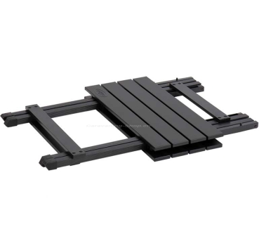 Single Black Alu-Klapptisch