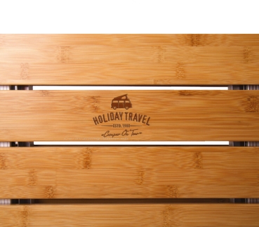 Preview: Klapptisch SINGLE Bambus, 50 x 50 x 60 cm