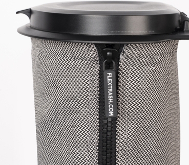 Preview: Flextrash Mülleimer, 9 Liter, grau