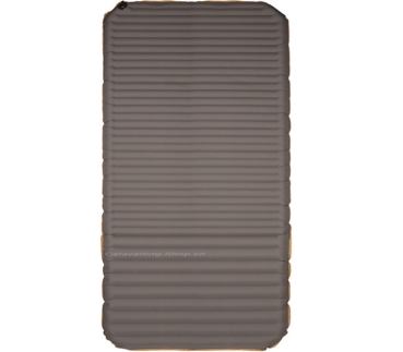 Preview: Isomatte KLYMIT DOUBLE 198x135x13cm, grün/grau