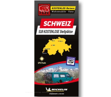 Michelin Stellplatzkarte Schweiz - kostenlose Stellplätze