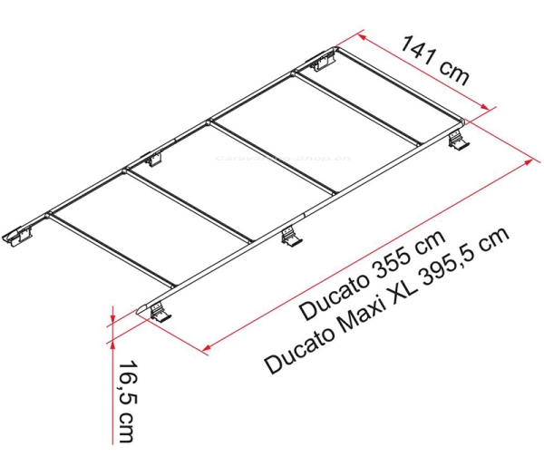Dachreling Roof Rail Ducato