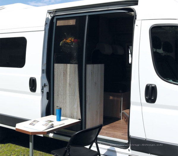 Insektenschutztür REMICare VAN Fiat Ducato mit Tischschiene