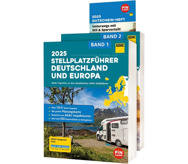 ADAC Stellplatzführer Deutschland & Europa 2025