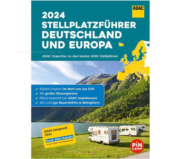 ADAC Stellplatzführer Deutschland / Europa 2024