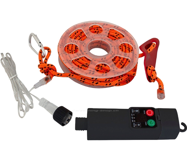 Beleuchtete Dekoabspannleine, orange
