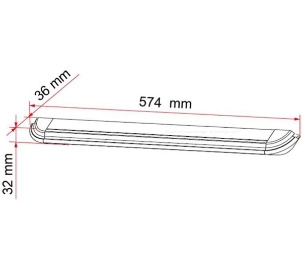 Türbeleuchtung mit Sensor, 574 mm