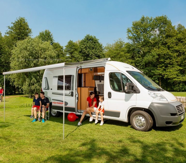 Fiammastore F80 S 370 cm, titanium