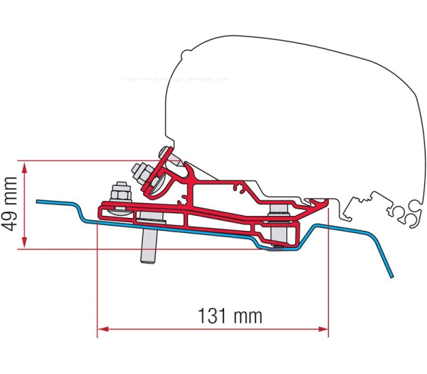 Adapter Ford Transit für F80