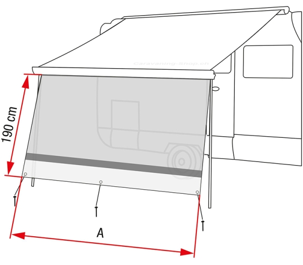 Vorderwand Sun View XL, 325