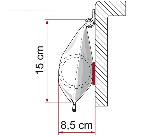 Fiamma Caravanstore 310 XL, Royal Grey