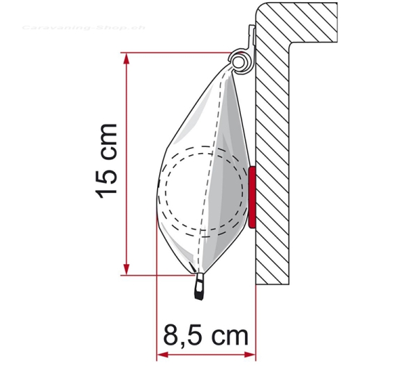 Fiamma Caravanstore 360 XL, Royal Grey