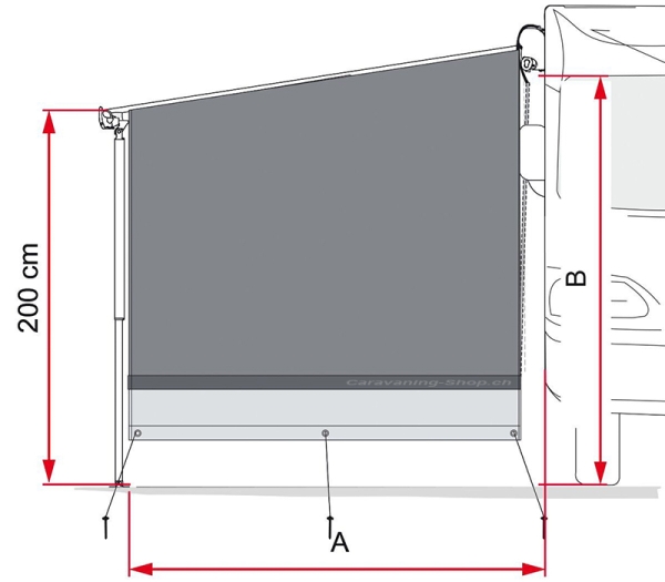 Fiamma Seitenwand Side Block, Side Block CaravanStore