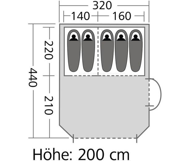 Tunnelzelt Meran 5