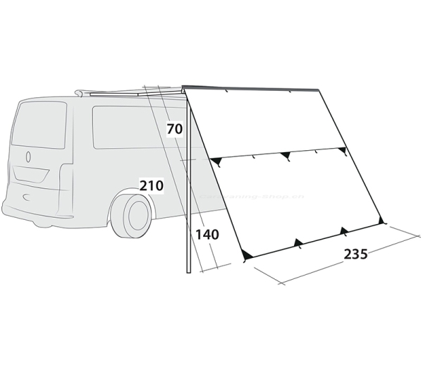 Outwell Sonnendach Hillcrest Tarp