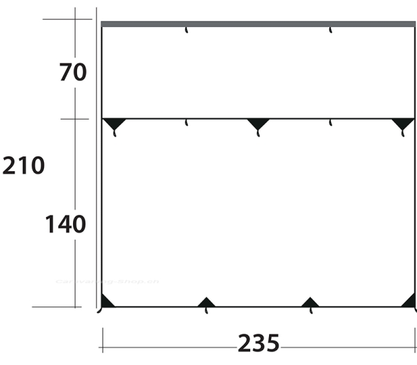 Outwell Sonnendach Hillcrest Tarp