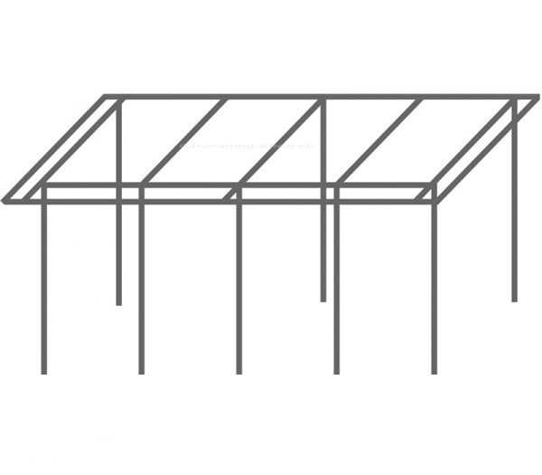 Dauervorzelt Allgäu 500, Zelttiefe 300 cm