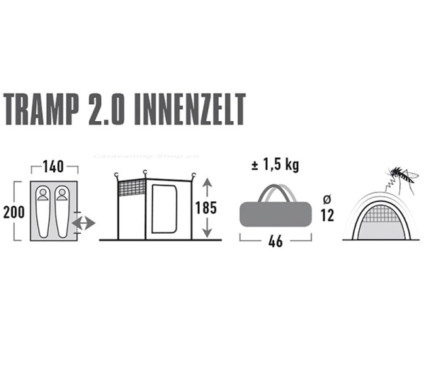 Schlafkabine Tramp Grey