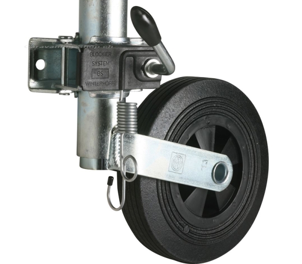 Blockiersystem für Deichsellaufräder, von Winterhoff