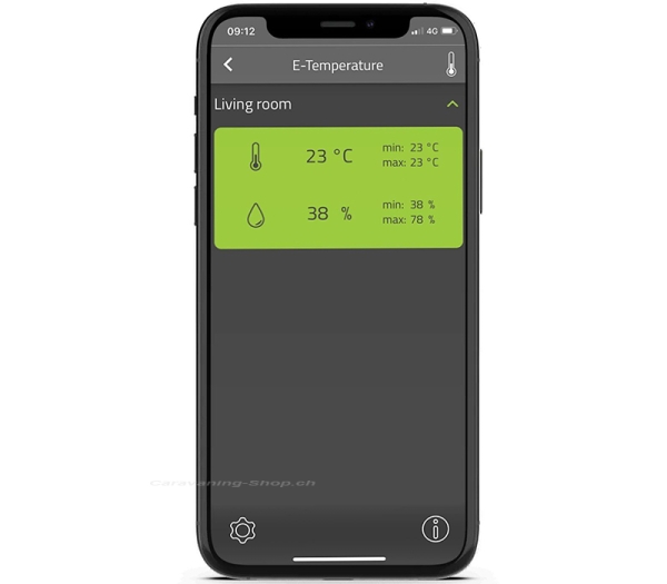 E-Temperature für E-Trailer App
