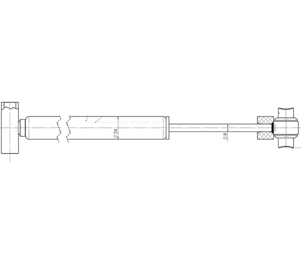 AL-KO Auflaufstossdämpfer 420 - 510 mm