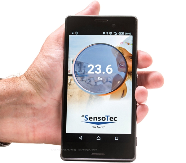 Digitale Stützlastwaage STB 200 B mit Bluetooth schwarz