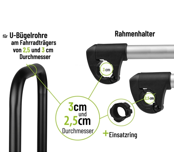 Befestigungskralle 40 cm mit Strap, EUFAB