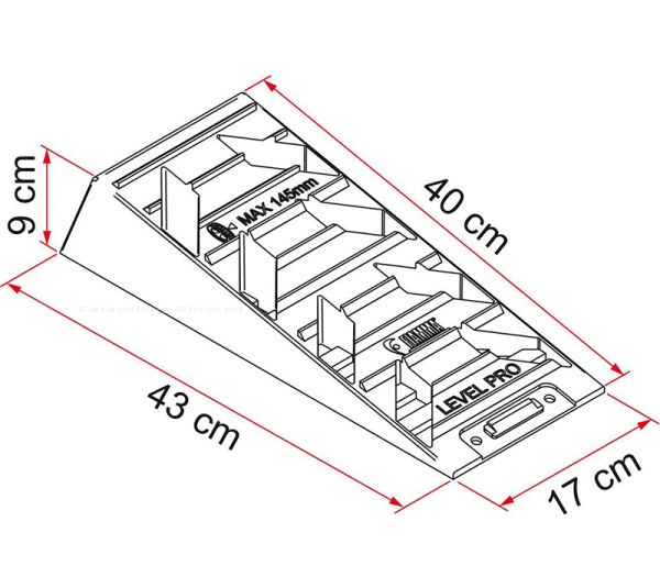 Auffahrkeil Level Pro für Wohnwagen
